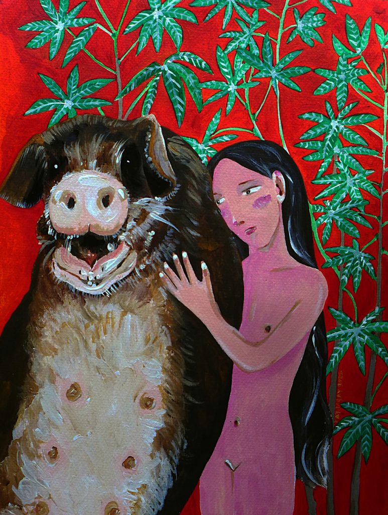 WOMAN WITH LARGE BOAR, 2022
Fatima Lasay
